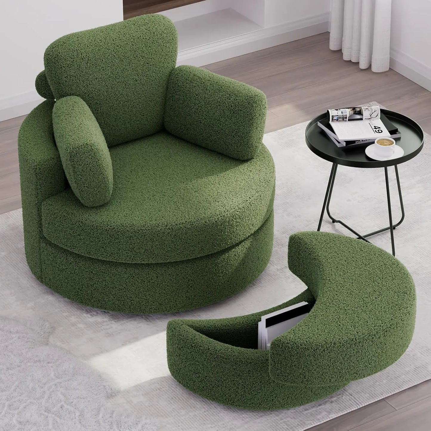 Chair with Ottoman