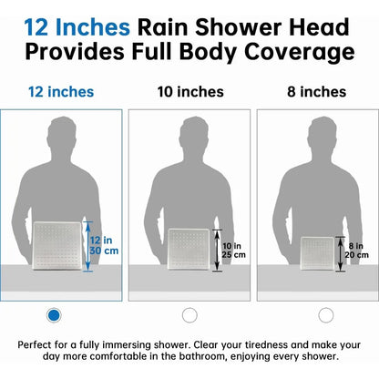 Metal 12'' Rain Shower Head