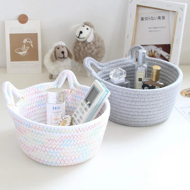 Cotton Cat Ear Shape Basket