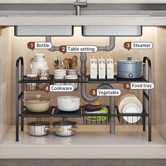 Expandable Cabinet Shelf Organizer