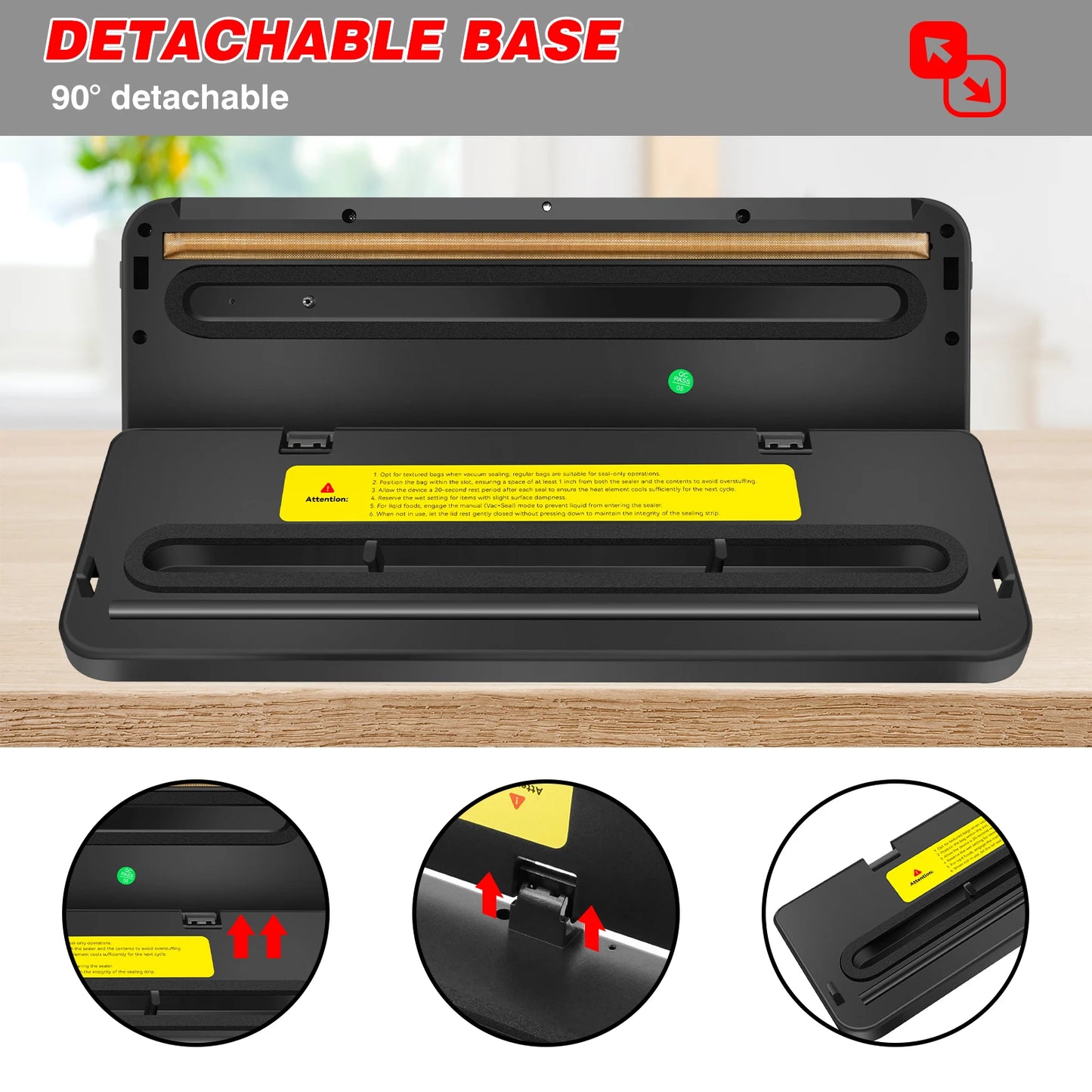 5-in-1 Multi-Functional Vacuum Sealer with 10 Sealer bags