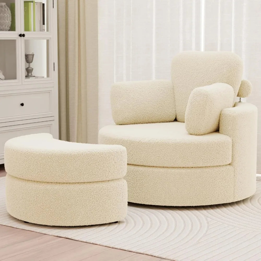 Chair with Ottoman