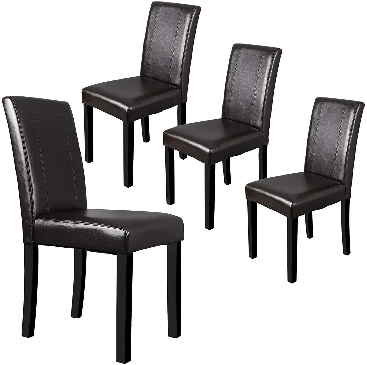 Leather Dining Chairs Set of 8