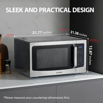 Countertop Microwave Oven, Smart Sensor, Convection, Air Fryer Combo, Mute Function, Position Memory