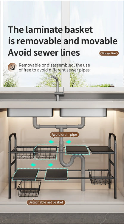 Expandable Cabinet Shelf Organizer