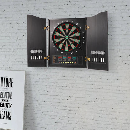 Electronic Wall-mounted Dartboard Cabinet