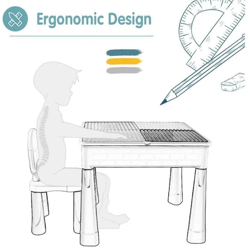 GobiDex All-in-One Kids Table and Chairs