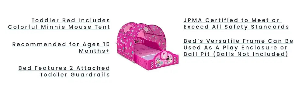 Toddler Bed with Tent