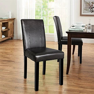 Leather Dining Chairs Set of 8