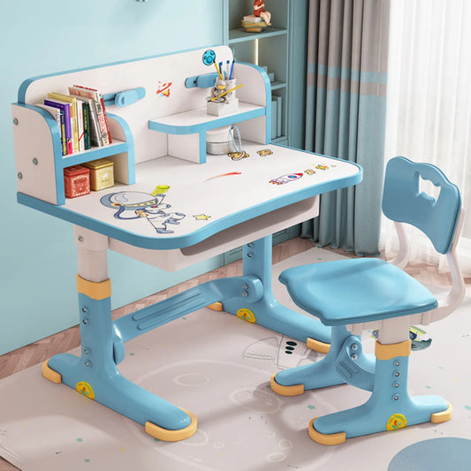 Desktop Multi Separation Table with Drawer Chair Set