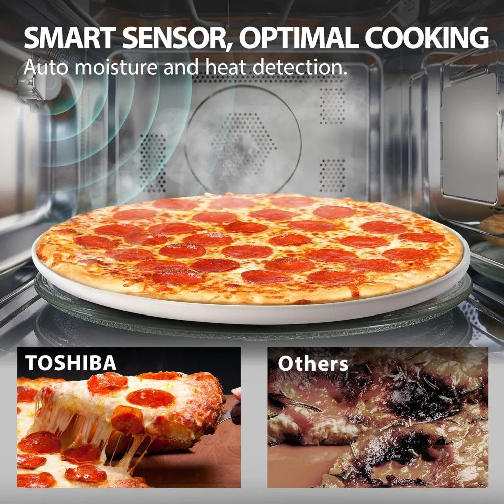 Countertop Microwave Oven, Smart Sensor, Convection, Air Fryer Combo, Mute Function, Position Memory