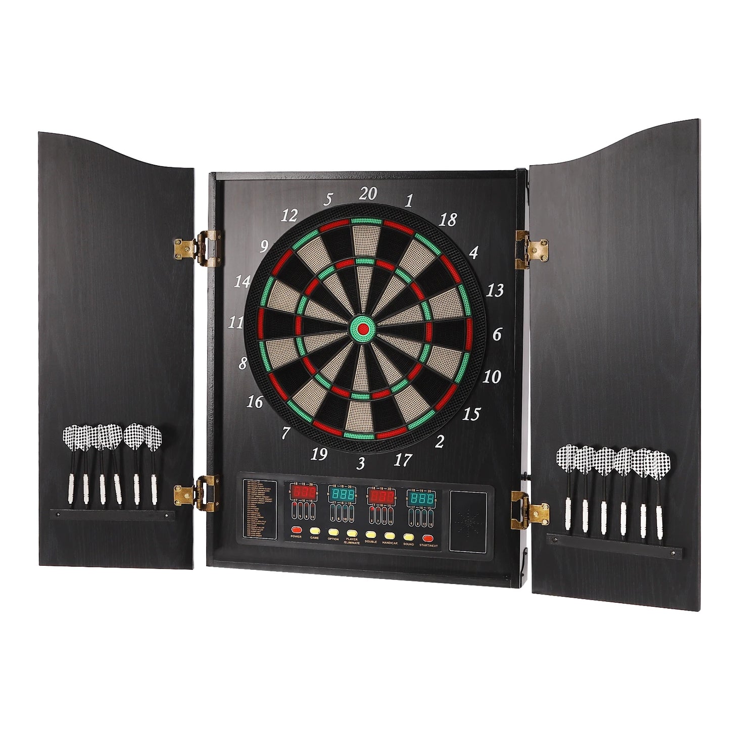 Electronic Wall-mounted Dartboard Cabinet