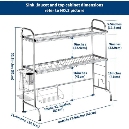 Dish Drying Rack Over Sink