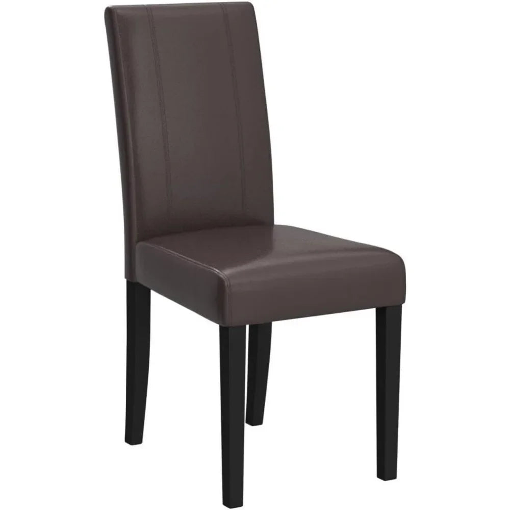 Leather Dining Chairs Set of 8