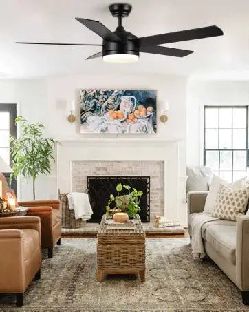 72 Inch Ceiling Fan with Light and Remote Control