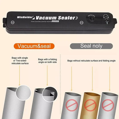 Portable 3 IN 1 Vacuum Sealer with Free 10 Sealing Bags