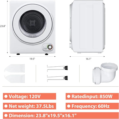 110V Portable Front Load Dryer