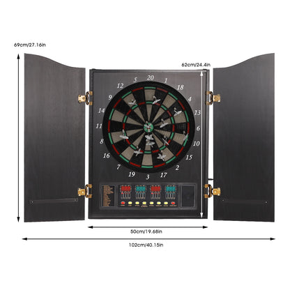 Electronic Wall-mounted Dartboard Cabinet