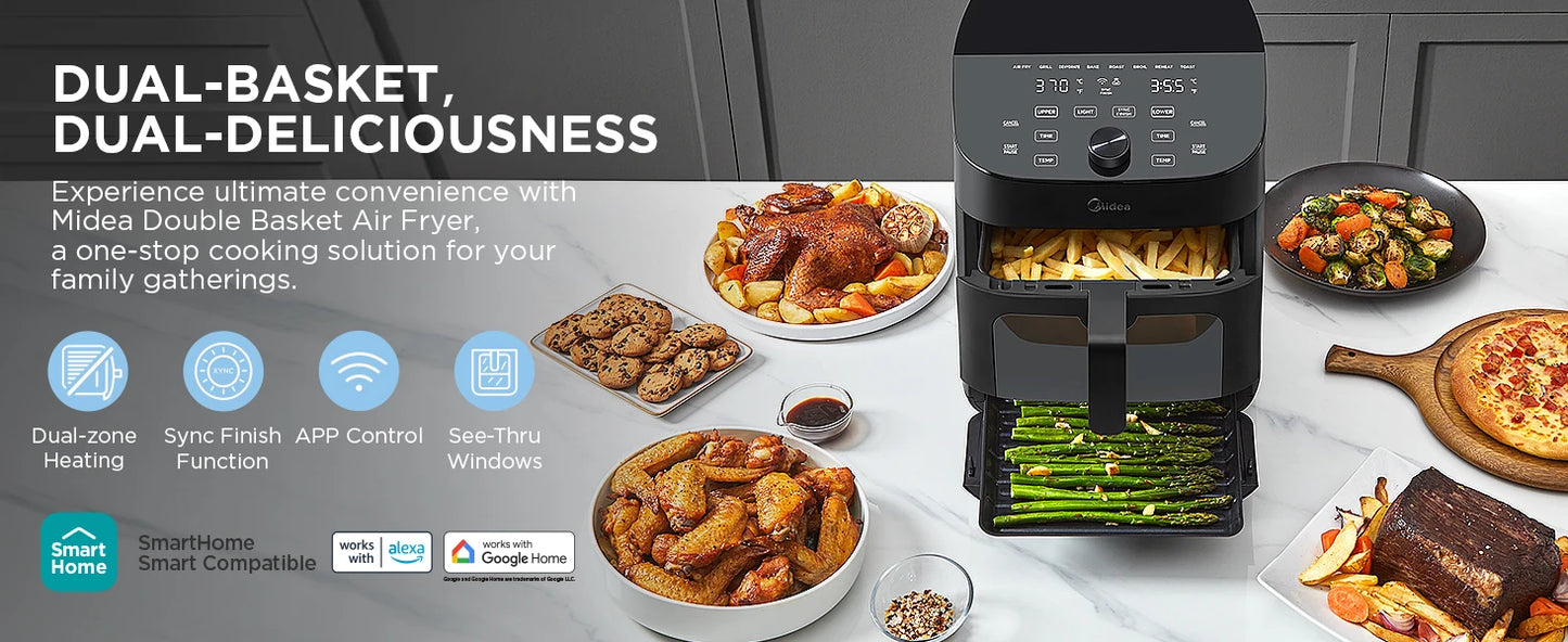 Dual Basket Air Fryer Oven