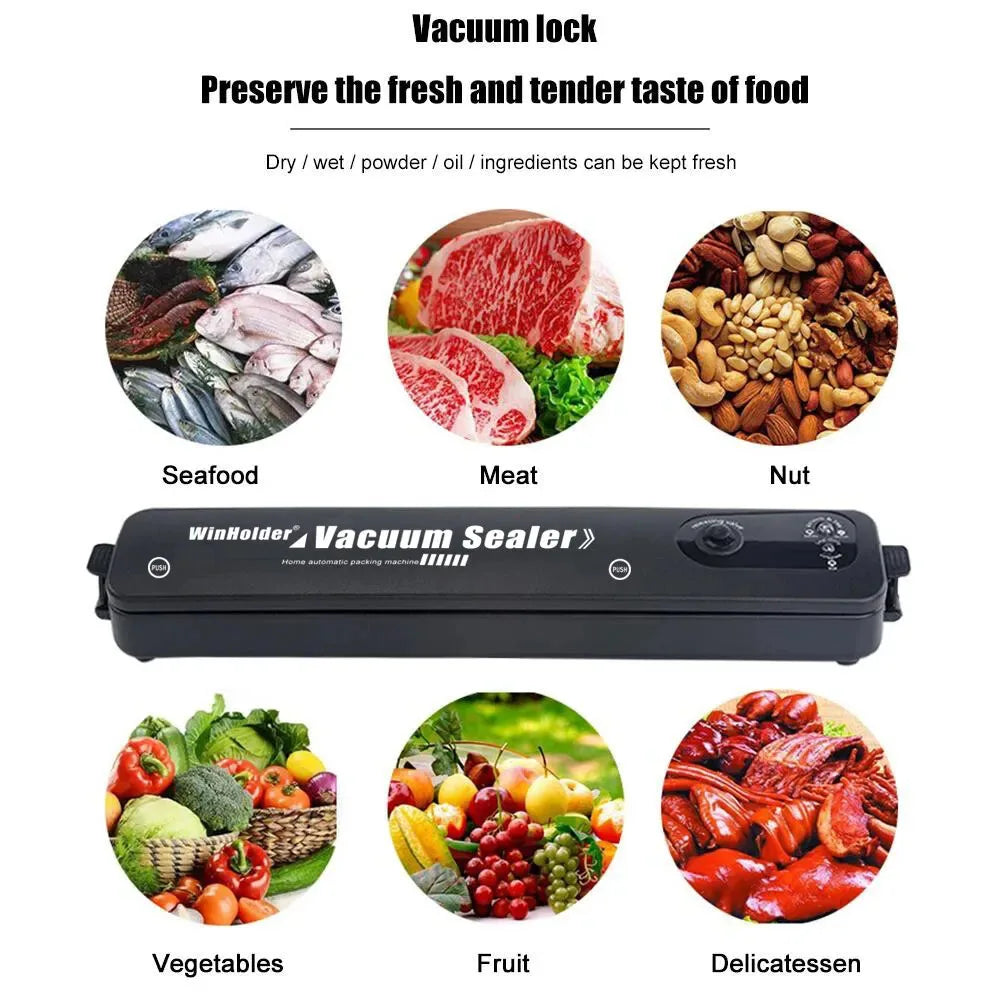 Portable 3 IN 1 Vacuum Sealer with Free 10 Sealing Bags