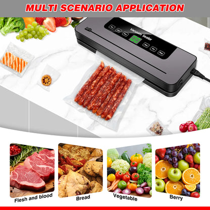 5-in-1 Multi-Functional Vacuum Sealer with 10 Sealer bags