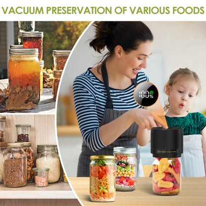 Electric Mason Jar Vacuum Sealer