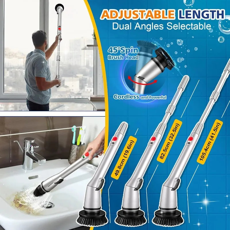 Cordless Electric Spin Scrubber