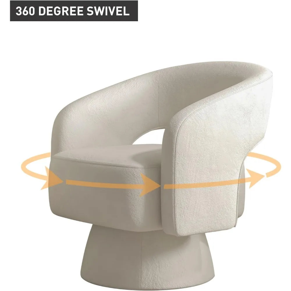 Swivel Barrel Chair