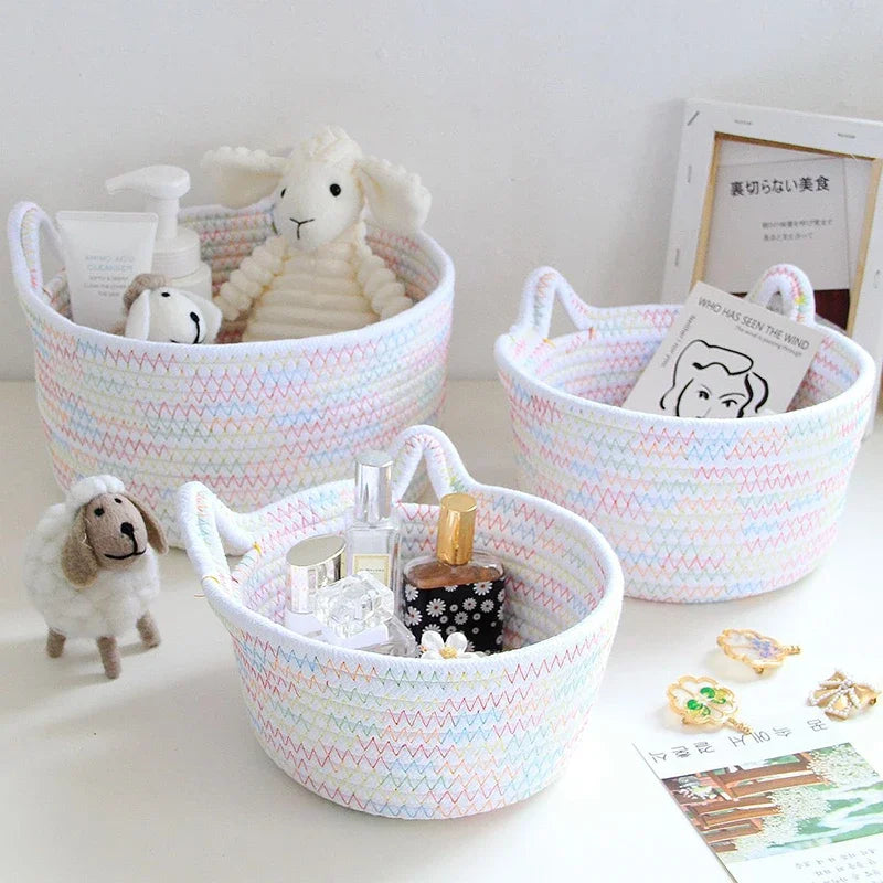 Cotton Cat Ear Shape Basket